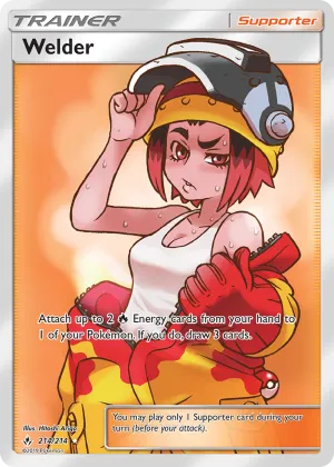 Welder Pokémon Unbroken Bonds #214 Holo