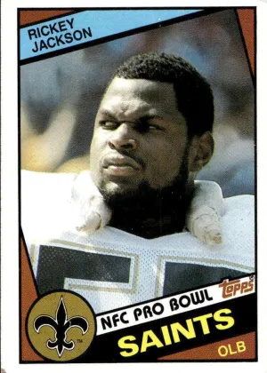 Rickey Jackson 1984 Topps Football #303