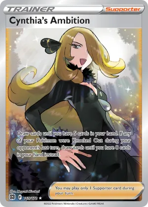 Cynthia's Ambition Pokémon Brilliant Stars #169 Holo