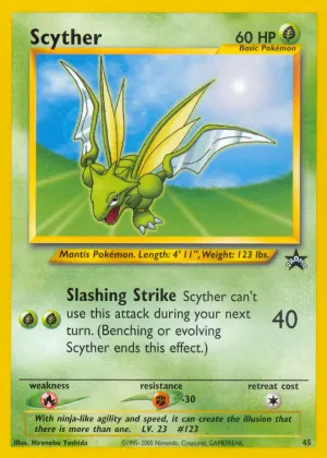 Scyther Pokémon Wizards Black Star Promos #45