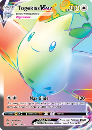 Togekiss VMAX Pokémon Vivid Voltage #191 Holo