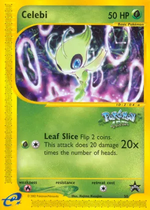Celebi Pokémon Wizards Black Star Promos #50