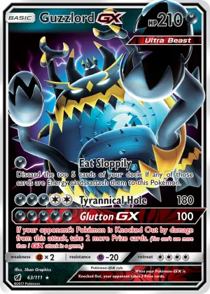 Guzzlord-GX Pokémon Crimson Invasion #63 Holo