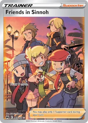 Friends in Sinnoh Pokémon Crown Zenith #149 Holo