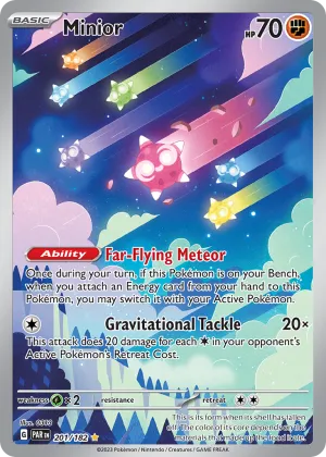 Minior Pokémon Paradox Rift #201 Holo