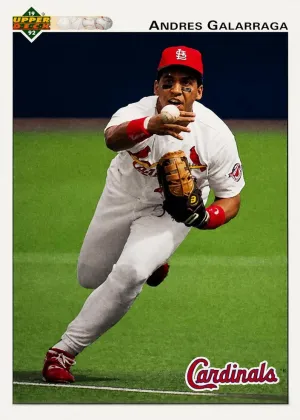 Andres Galarraga 1992 Upper Deck Baseball #758