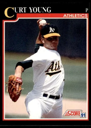 Curt Young 1991 Score Baseball #236