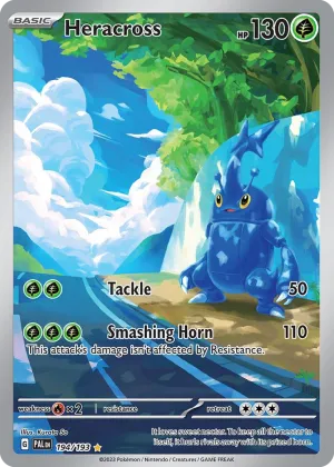 Heracross Pokémon Paldea Evolved #194 Holo