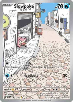 Slowpoke Pokémon Scarlet & Violet #204 Holo