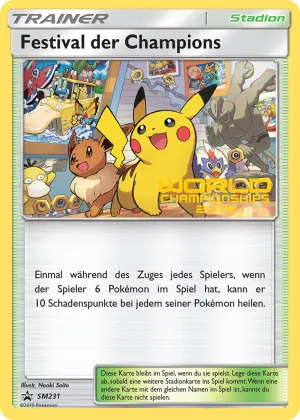 Champions Festival Pokémon SM Black Star Promos #SM231