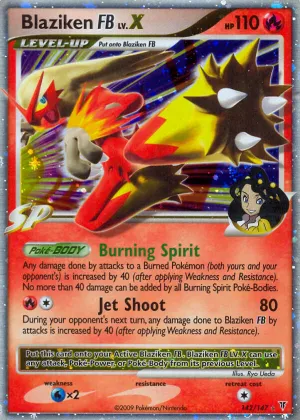 Blaziken FB LV.X Pokémon Supreme Victors #142 Holo