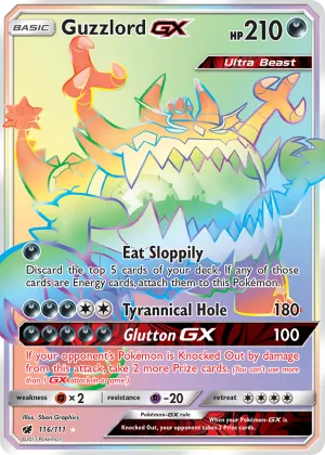 Guzzlord-GX Pokémon Crimson Invasion #116 Holo