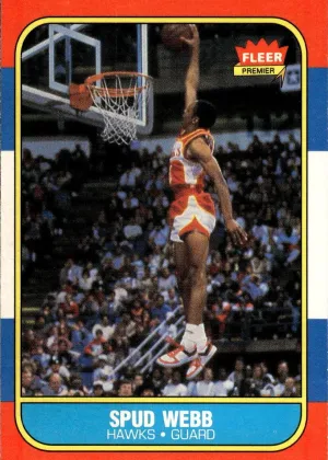 Spud Webb 1986 Fleer Basketball #120