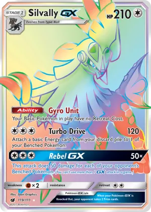 Silvally-GX Pokémon Crimson Invasion #119 Holo