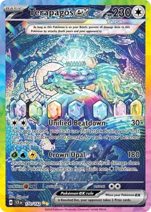 Terapagos ex Pokémon Stellar Crown #170 Holo