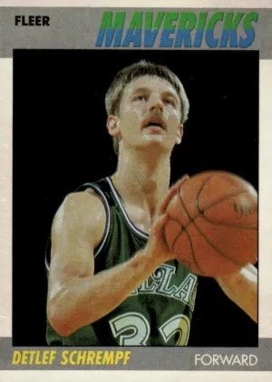 Detlef Schrempf 1987 Fleer Basketball #97
