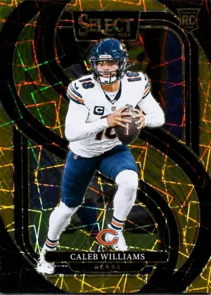Caleb Williams 2024 Panini Select Premier Level Football Gold #114