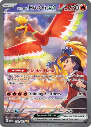 Ethan's Ho-Oh ex Pokémon Destined Rivals #230 Holo