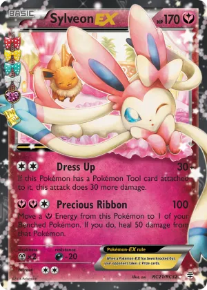 Sylveon-EX Pokémon Generations #RC21 Holo