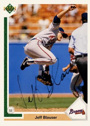 Jeff Blauser 1991 Upper Deck Baseball #382