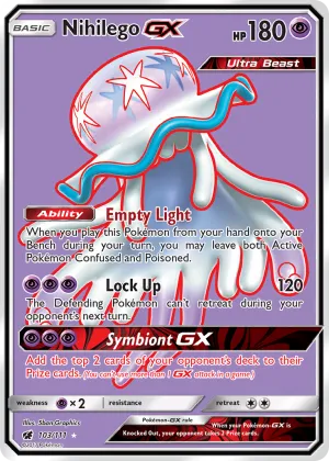 Nihilego-GX Pokémon Crimson Invasion #103 Holo