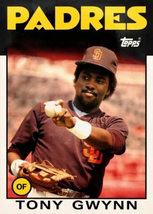 Tony Gwynn 1986 Topps Baseball Tiffany #10