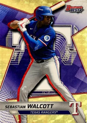 Sebastian Walcott 2025 Bowman's Best Baseball Superfractor #TP-25