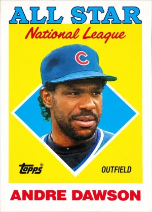 Andre Dawson 1988 Topps Baseball All-Star #401