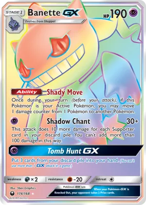 Banette-GX Pokémon Celestial Storm #174 Holo