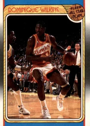 Dominique Wilkins 1988 Fleer All-Star Basketball #125