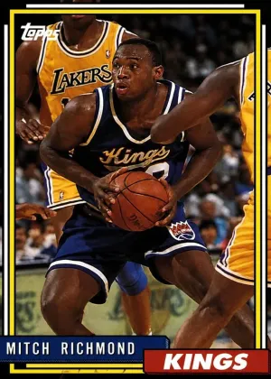 Mitch Richmond 1992 Topps Basketball #25
