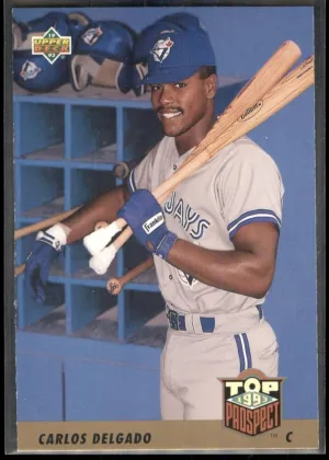 Carlos Delgado 1993 Upper Deck Top Prospect Baseball #425