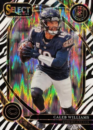 Caleb Williams 2024 Panini Select Club Level Football Zebra #216