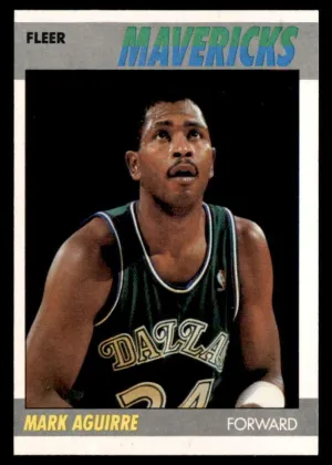 Mark Aguirre 1987 Fleer Basketball #3