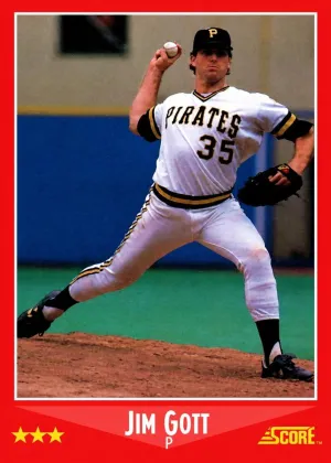 Jim Gott 1988 Score Baseball #320