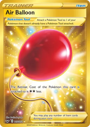 Air Balloon Pokémon Sword & Shield #213 Holo