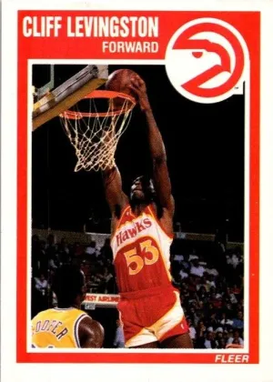 Cliff Levingston 1989 Fleer Basketball #3