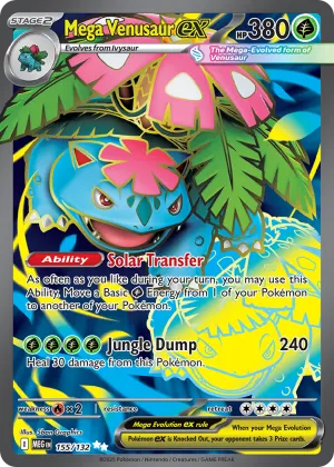 Mega Venusaur ex Pokémon Mega Evolution #155 Holo