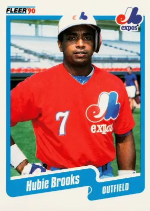 Hubie Brooks 1990 Fleer Baseball #341