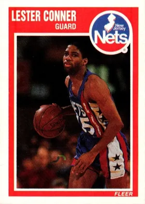 Lester Conner 1989 Fleer Basketball #96