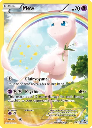Mew Pokémon XY Black Star Promos #XY110 Holo