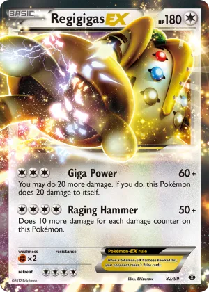 Regigigas-EX Pokémon Next Destinies #82 Holo