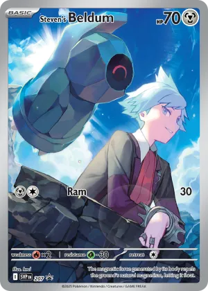 Steven's Beldum Pokémon Scarlet & Violet Black Star Promos #207 Holo