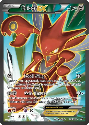 Scizor-EX Pokémon BREAKpoint #119 Holo