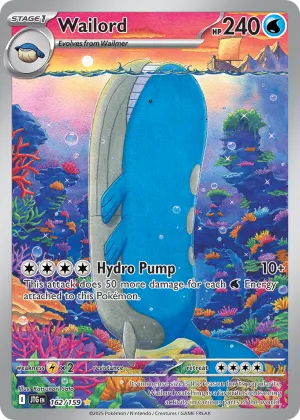Wailord Pokémon Journey Together #162 Holo