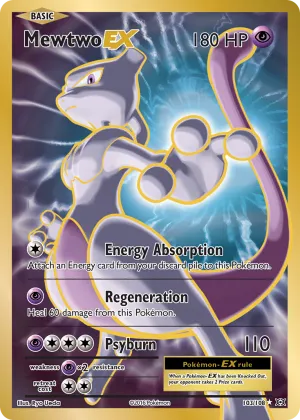 Mewtwo-EX Pokémon Evolutions #103 Holo