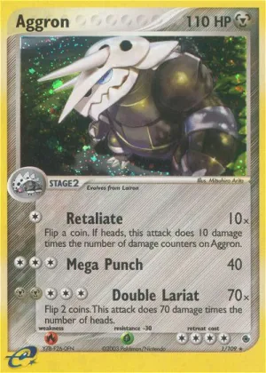 Aggron Pokémon Ruby & Sapphire #1 Holo