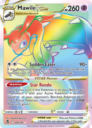 Mawile VSTAR Pokémon Silver Tempest #200 Holo