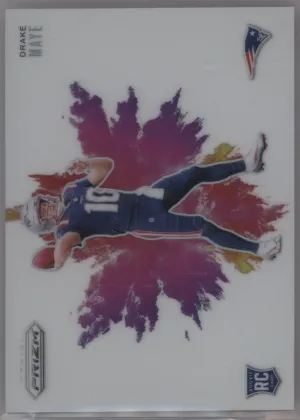 Drake Maye 2024 Panini Prizm Color Blast Football #2