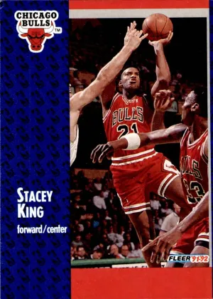 Stacey King 1991 Fleer Basketball #258